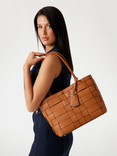 Shopper Maylee Entrançada Castanha