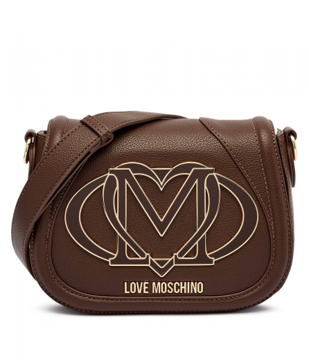 Mala de Ombro Gold Logo Castanha