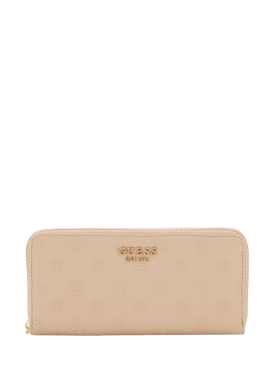 Carteira Grande Phoebe 4G Logo Peony Bege