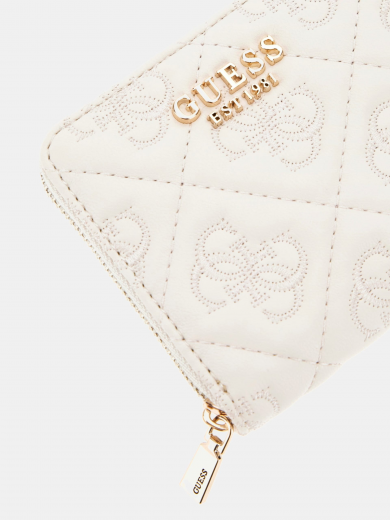 Carteira Pequena Adelasia 4G Logo Peony Creme