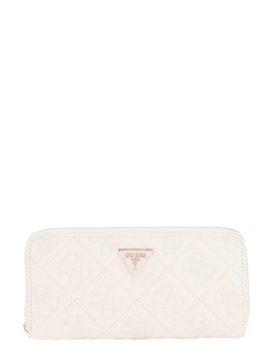 Carteira Grande Adelasia 4G Logo Creme