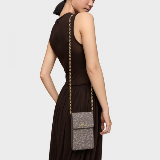 Capa para Telemóvel Kaos Mini Lines Taupe