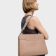 Mala Shopper Média Audree Saffiano Taupe - Tous | Mala Shopper Média Audree Saffiano Taupe | MISSCATH