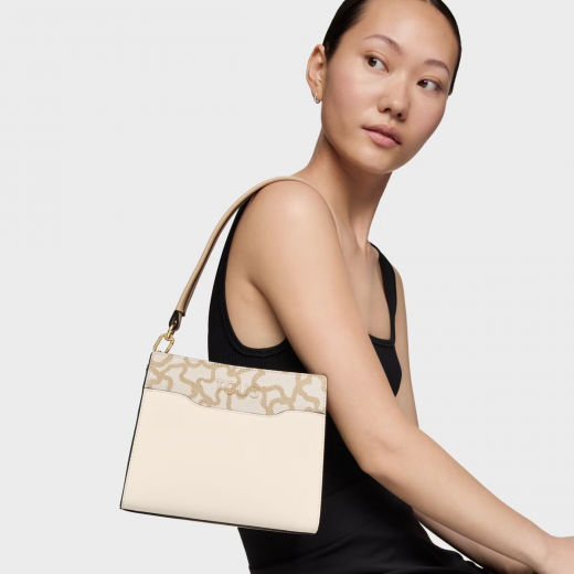 Mala Shopper Pequena Kaos Icon Marfim