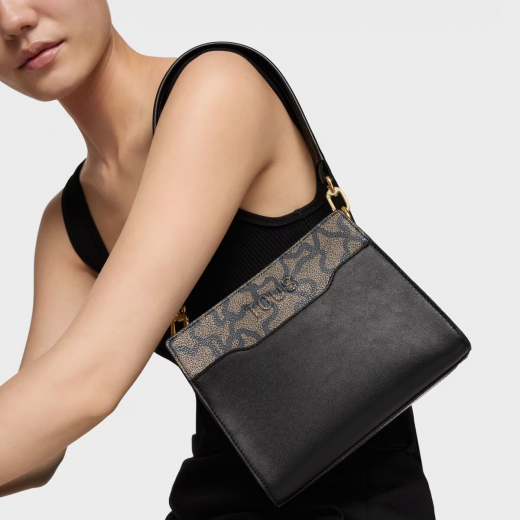 Mala Shopper Pequena Kaos Icon Preta