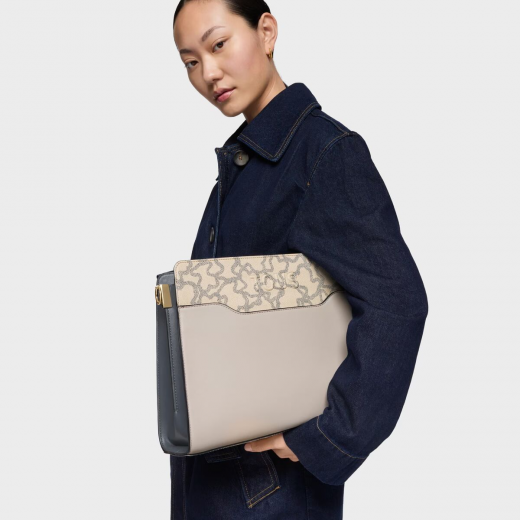 Mala Shopper Média Kaos Icon Taupe