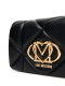 Mala de Ombro Love Logo Preta - Love Moschino | Mala de Ombro Love Logo Preta | MissCath
