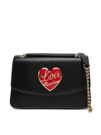 Mala de Ombro Love Heart Preta