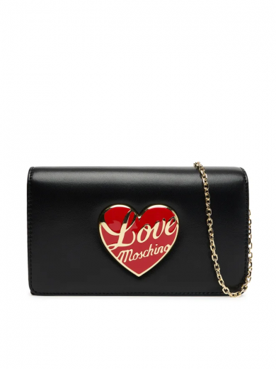 Mala de Tiracolo Love Heart Preta