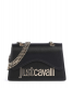 Mala de Ombro Metal Lettering Preta - Just Cavalli | Mala de Ombro Metal Lettering Preta | Misscath