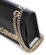 Mala de Ombro Metal Lettering Preta - Just Cavalli | Mala de Ombro Metal Lettering Preta | Misscath