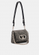 Mala de Ombro Pequena LaPuffy Sequins Preta - Liu Jo | Mala de Ombro Pequena LaPuffy Sequins Preta | Misscath