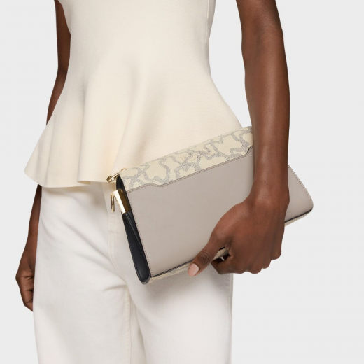 Mala Tiracolo Média Kaos Icon Taupe