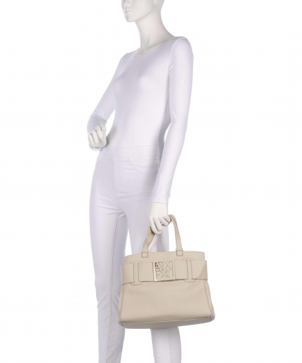 Mala Shopper Grande Armani Exchange Bege