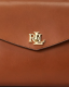 Mala Tiracolo Farrah Média Castanha - Ralph Lauren | Mala Tiracolo Farrah Média Castanha | Misscath