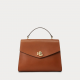 Mala Tiracolo Farrah Média Castanha - Ralph Lauren | Mala Tiracolo Farrah Média Castanha | Misscath