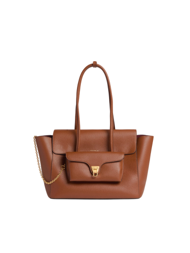 Mala de Ombro Double Beat Grande Cognac