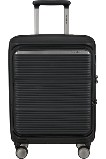 Mala de Cabine Paralux 55cm Expansível 4 Rodas Preto