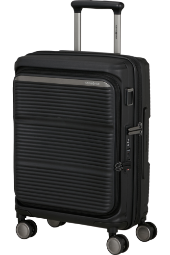 Mala de Cabine Paralux 55cm Expansível 4 Rodas Preto