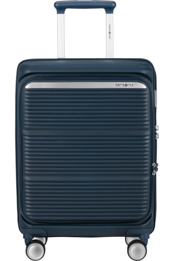 Mala de Cabine Paralux 55cm Expansível 4 Rodas Azul Meia-Noite