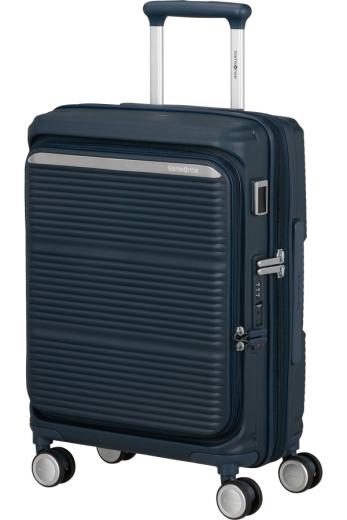 Mala de Cabine Paralux 55cm Expansível 4 Rodas Azul Meia-Noite