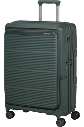 Mala de Viagem Paralux Média 67cm Expansível 4 Rodas Verde