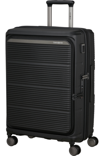 Mala de Viagem Paralux Média 67cm Expansível 4 Rodas Preto