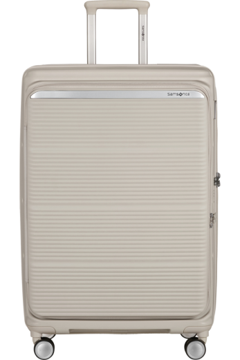Mala de Viagem Paralux Grande 75cm Expansível 4 Rodas Cinzento Pedra