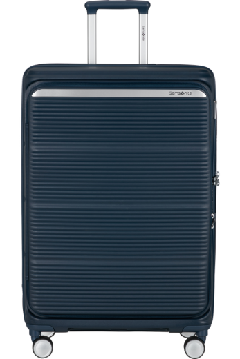 Mala de Viagem Paralux Grande 75cm Expansível 4 Rodas Azul Meia-Noite