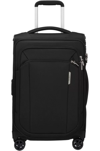 Mala de Cabine 55/35cm 4 Rodas Expansível Preto