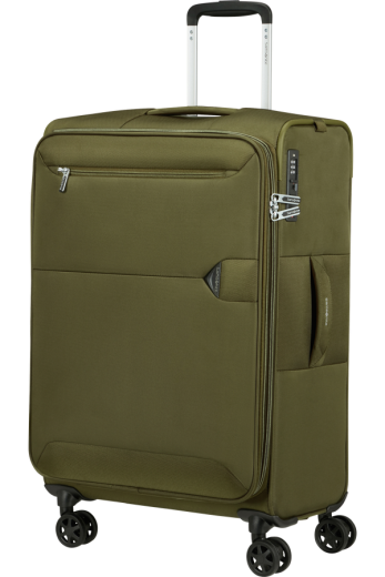 Mala de Viagem Média 68cm Expansível 4 Rodas Verde Wasabi