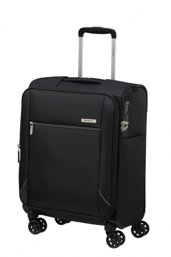Mala de Cabine 55cm Expansível 4 Rodas Preto