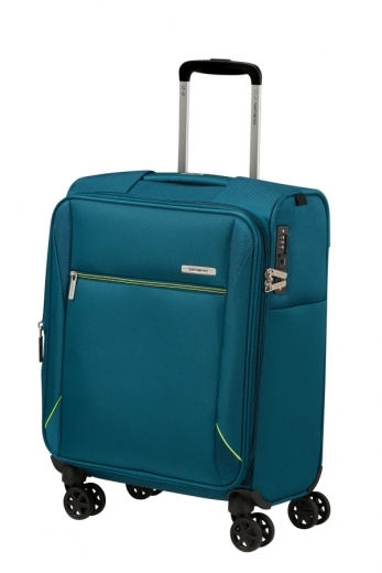 Mala de Cabine 55cm Expansível 4 Rodas Azul Petróleo
