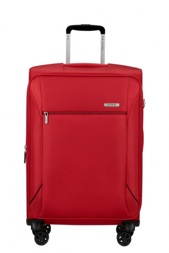 Mala de Viagem Média 67cm Expansível 4 Rodas Vermelho