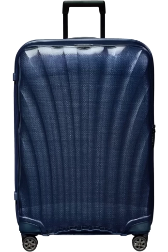 Mala de Viagem Grande 75cm 4 Rodas Azul Meia-Noite