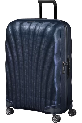 Mala de Viagem Grande 75cm 4 Rodas Azul Meia-Noite