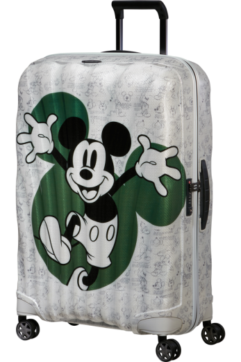Mala de Viagem Grande 75cm 4 Rodas Disney Hello Mickey