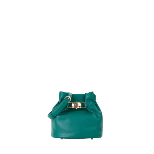 Mala de Ombro Pequena Bucket Fedora Re Verde