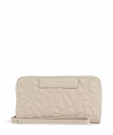 Carteira Liz Monogram Bege