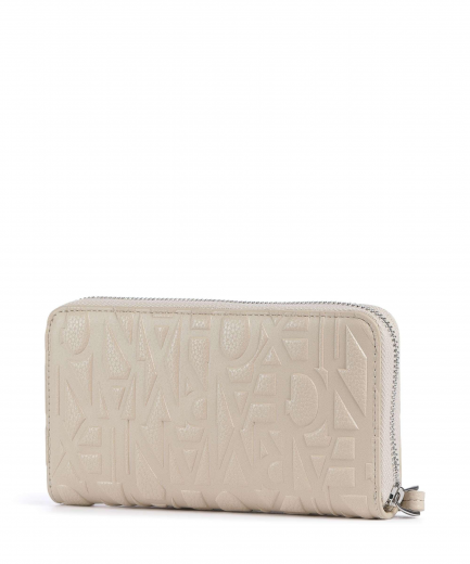 Carteira Liz Monogram Bege