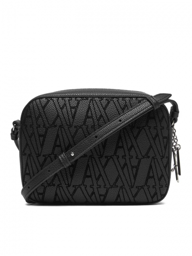 Mala de Tiracolo Armani Exchange Feminina Preta