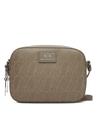 Mala de Tiracolo Armani Exchange Feminina Castanha
