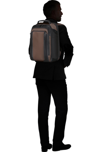 Mochila para Portátil 15.6 Expansível Castanho