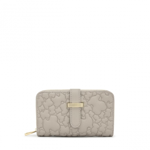 Carteira Bridge Puffy Bear Taupe