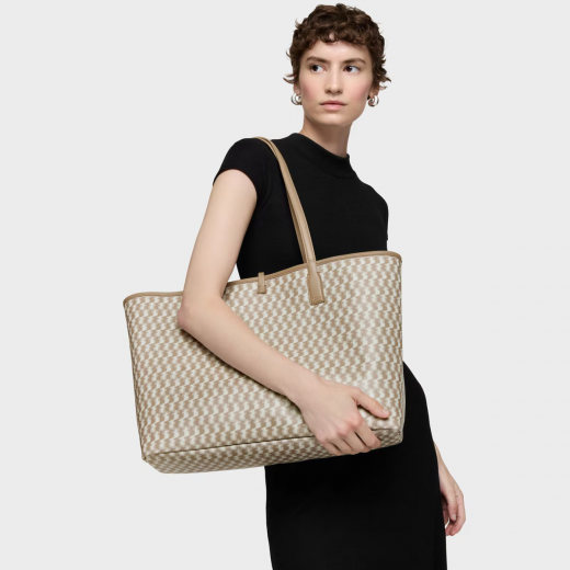 Tote Bag Grande Reversível Double Way Bear Bege