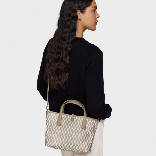 Tote Bag Média Reversível Double Way Bear Bege