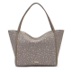 Tote Bag Grande Kaos Mini Lines Taupe - Tous | Tote Bag Grande Kaos Mini Lines Taupe | MISSCATH