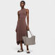Tote Bag Grande Kaos Mini Lines Taupe - Tous | Tote Bag Grande Kaos Mini Lines Taupe | MISSCATH