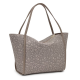 Tote Bag Grande Kaos Mini Lines Taupe - Tous | Tote Bag Grande Kaos Mini Lines Taupe | MISSCATH