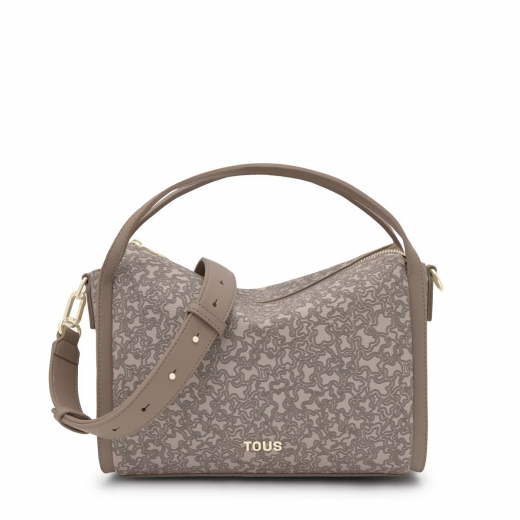Mala de tiracolo Média City Kaos Mini Lines Taupe